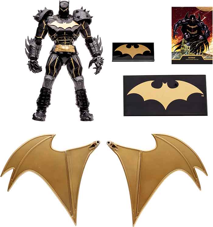 DC Multiverse Knightmare Edition 7 Inch Action Figure Exclusive - Batman Gold Label - Image 2