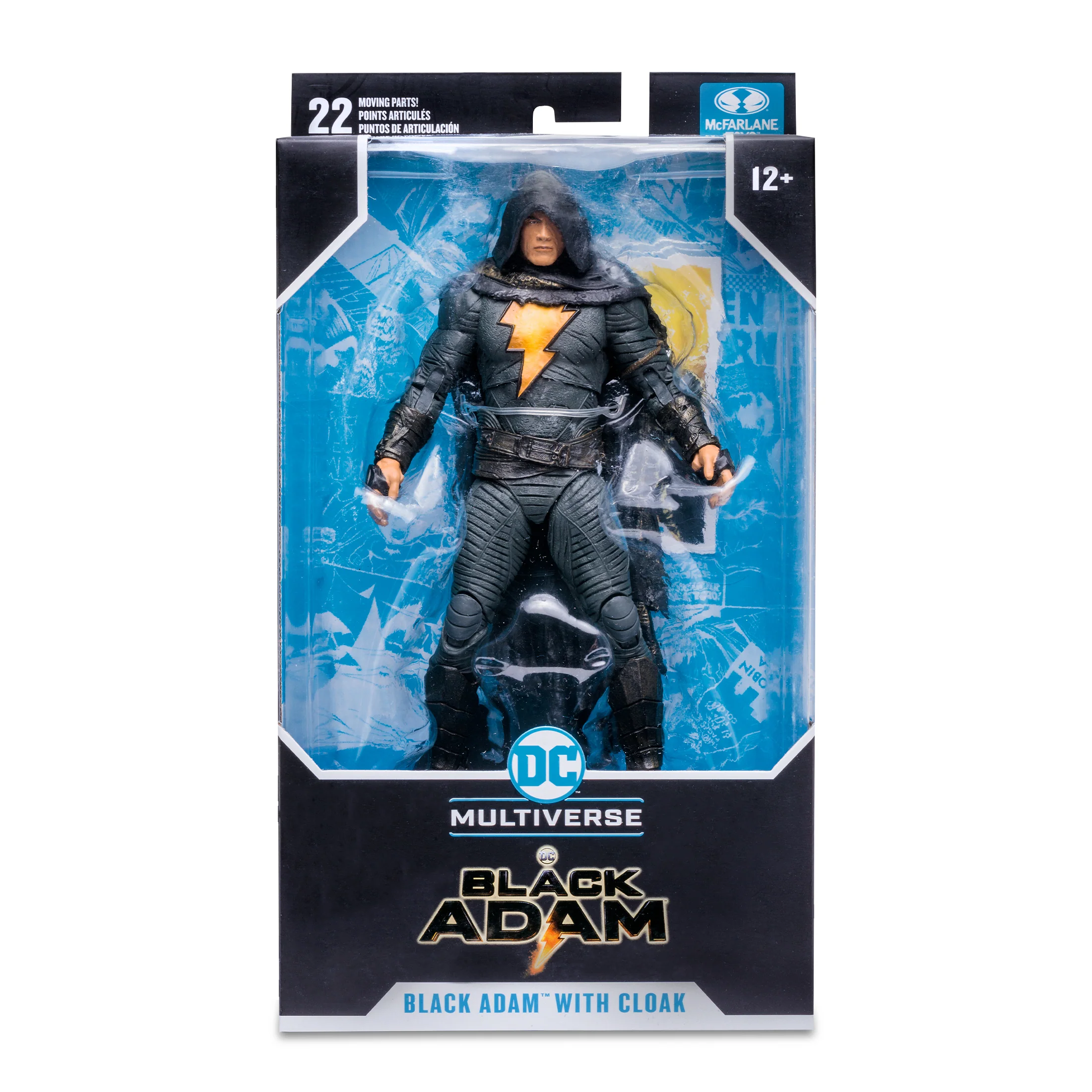 DC Multiverse Movie 7 Inch Action Figure Black Adam - Black Adam Ancient Costume (Shelf Wear Packaging)