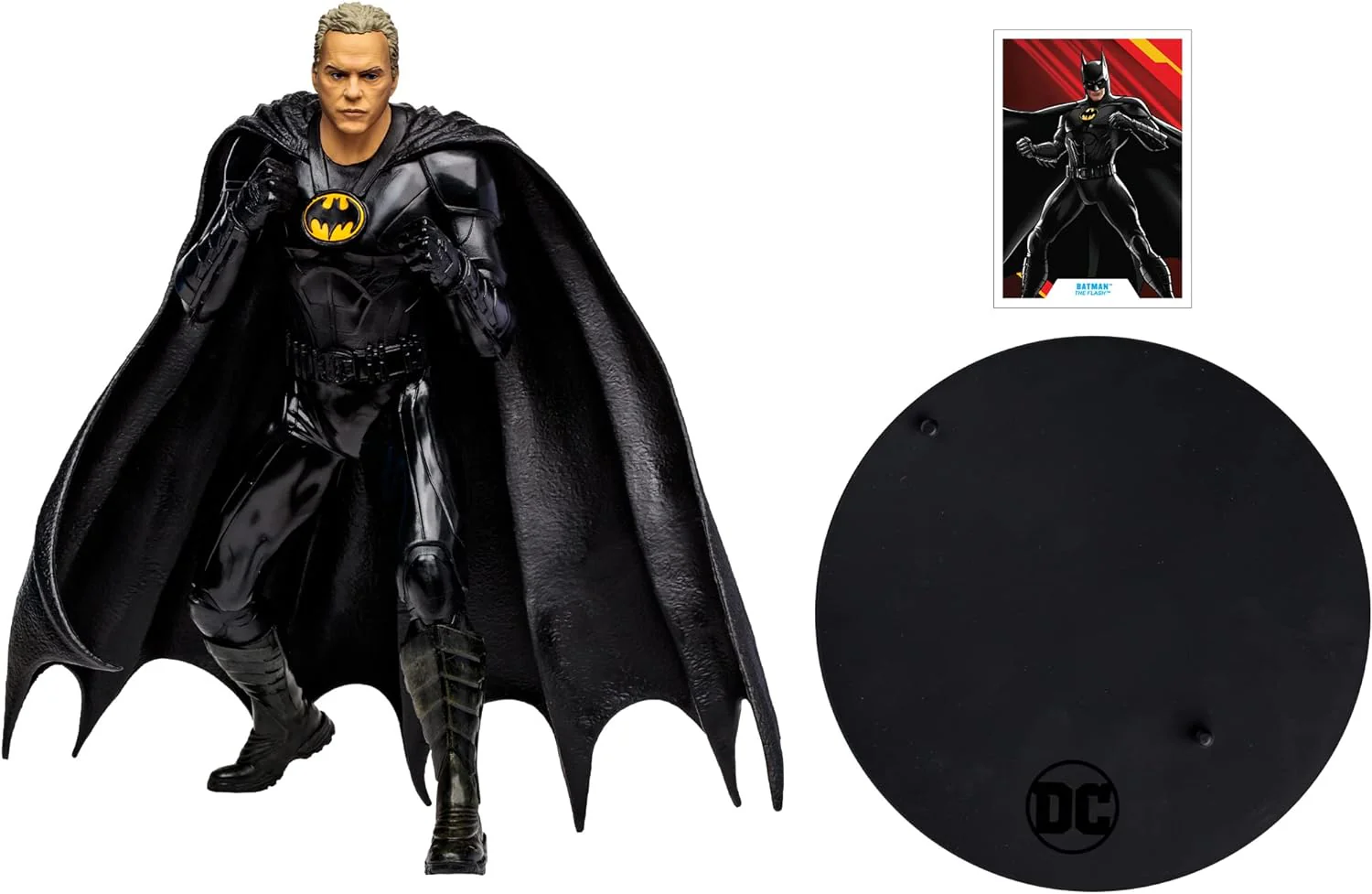 DC Multiverse Movie 12 Inch Statue Figure Flash - Batman Unmasked Gold Label (Shelf Wear Packaging) - Image 2