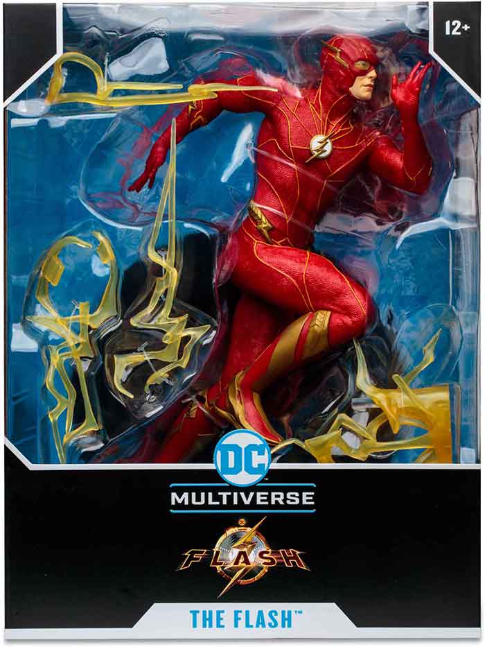 DC Multiverse Movie 12 Inch Statue Figure Flash - The Flash (Sub-Standard Packaging)