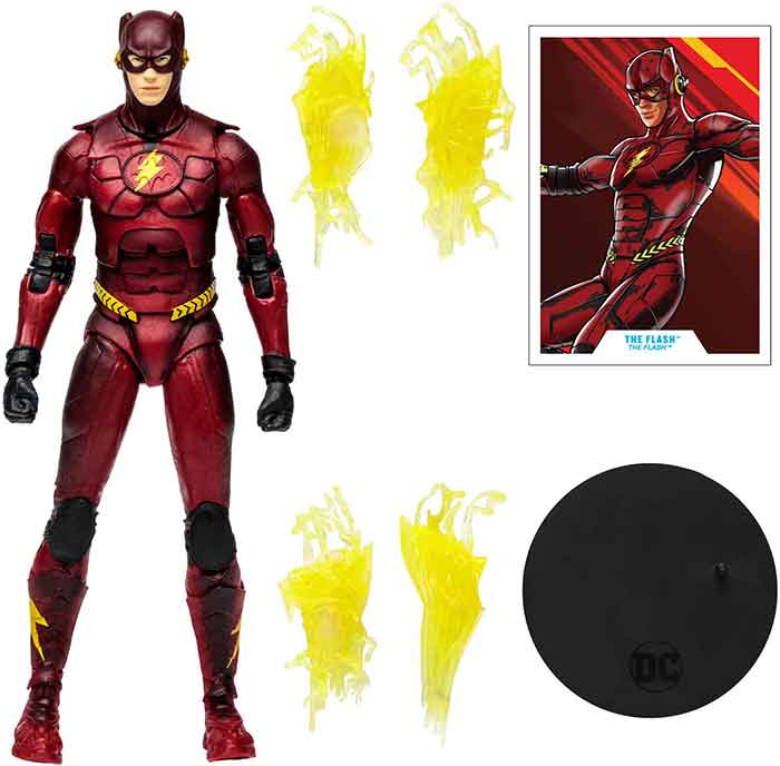 DC Multiverse Movie 7 Inch Action Figure Flash - The Flash (Batman Costume) - Image 2