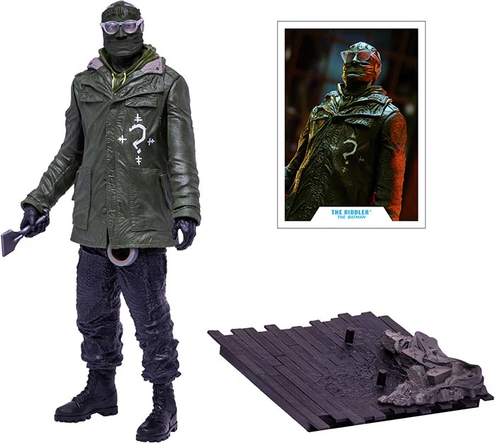DC Multiverse Movie 12 Inch Action Figure The Batman Deluxe - Riddler - Image 2