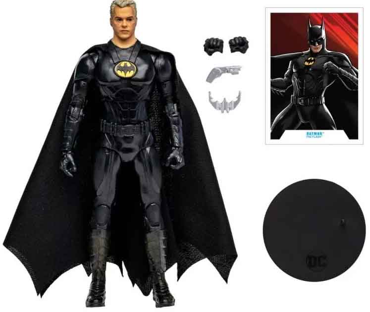 DC Multiverse Movie 7 Inch Action Figure The Flash Exclusive - Unmasked Batman Multiverse (Gold Label) - Image 2