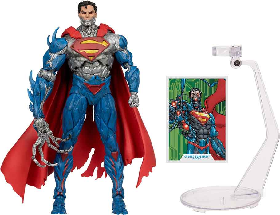 DC Multiverse New 52 7 Inch Action Figure - Cyborg Superman - Image 2
