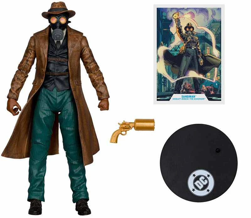 DC Multiverse Sandman 7 Inch Action Figure Exclusive - Sandman Wesley Dodds Gold Label - Image 2
