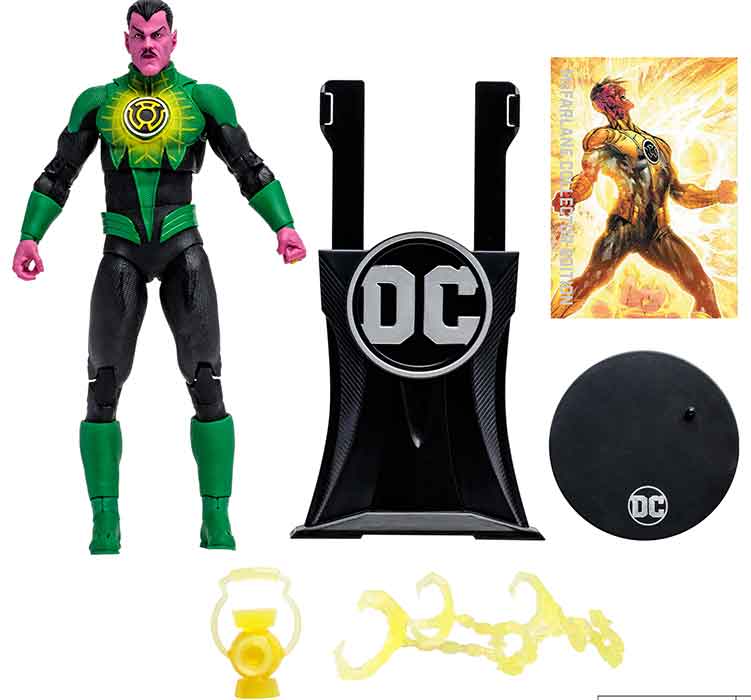 DC Multiverse Sinestro Corps War 7 Inch Action Figure Collector Edition Exclusive - Sinestro Platinum - Image 2