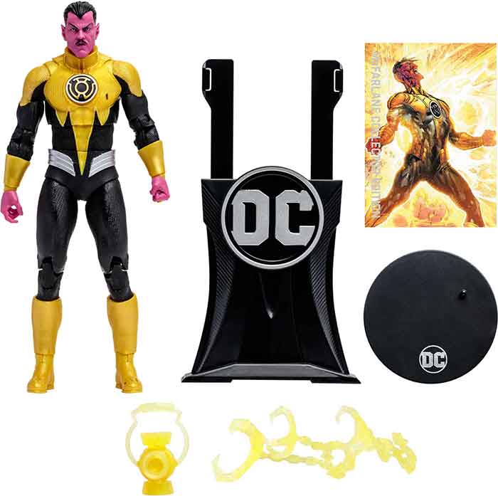DC Multiverse Sinestro Corps War 7 Inch Action Figure Collector Edition - Sinestro - Image 2
