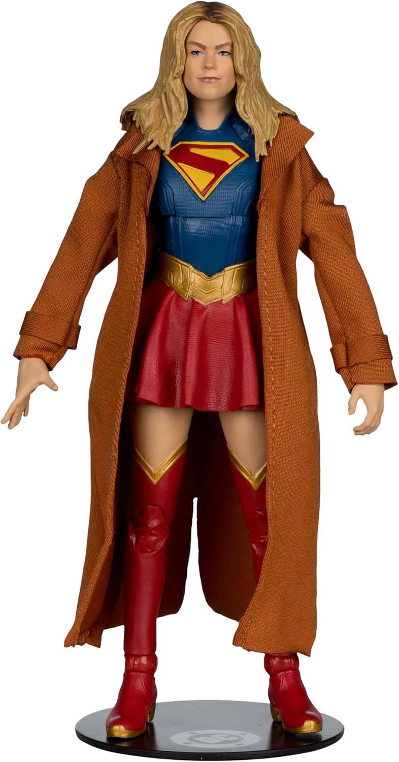 DC Multiverse Supergirl 7 Inch Action Figure Theatrical Edition Exclusive - Supergirl and Krypto Gold Label - Image 2