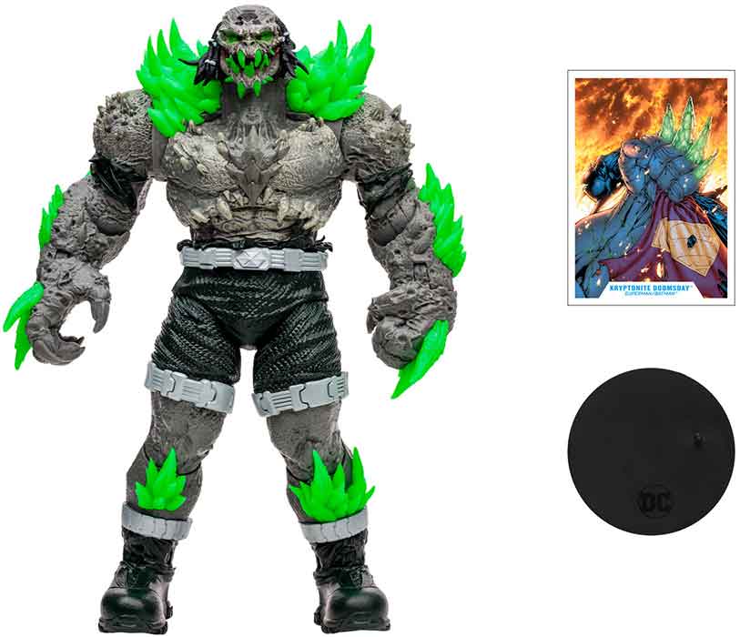 DC Multiverse Superman Batman 10 Inch Action Figure Megafigs - Kryptonite Doomsday (Shelf Wear Packaging) - Image 2