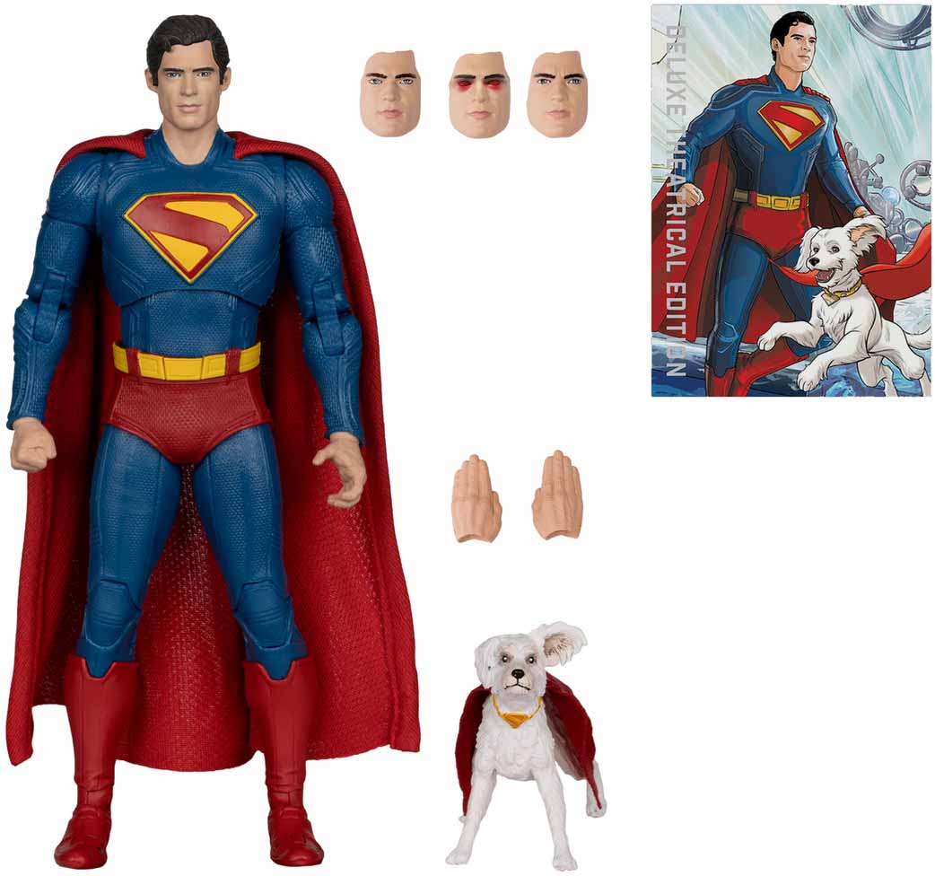 DC Multiverse Superman Movie 7 Inch Action Figure Deluxe - Superman with Krypto - Image 2