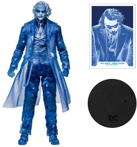 DC Multiverse The Dark Knight 7 Inch Action Figure Exclusive - Sonar Vision Joker Gold Label - Image 2