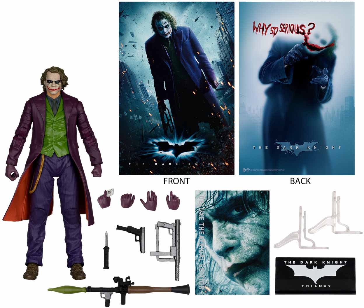 DC Multiverse The Dark Knight 7 Inch Action Figure Theatrical Edition - The Joker - Image 2