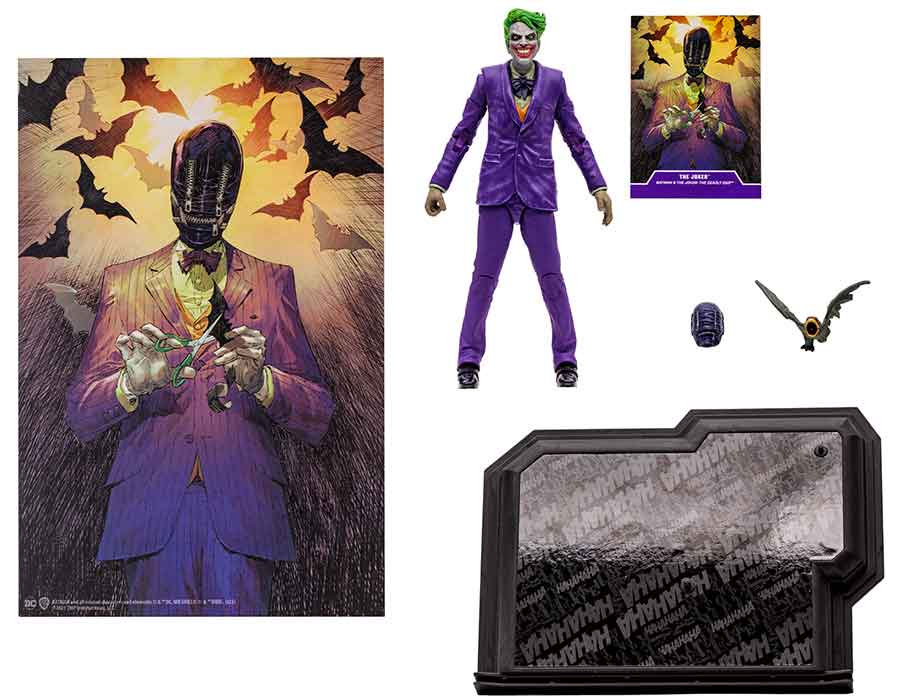 DC Multiverse The Deadly Duo 7 Inch Action Figure Exclusive - The Joker Gold Label - Image 2