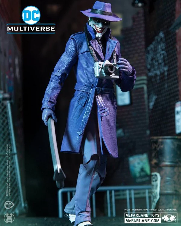 DC Multiverse 7 Inch Action Figure Three Jokers - Killing Joke Joker Comedian (Shelf Wear Packaging) - Image 2