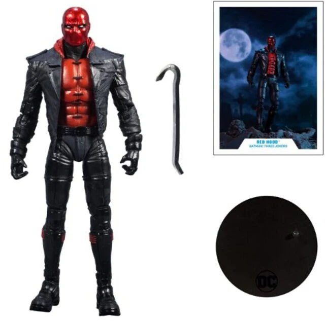 DC Multiverse 7 Inch Action Figure Three Jokers - Red Hood - Image 2