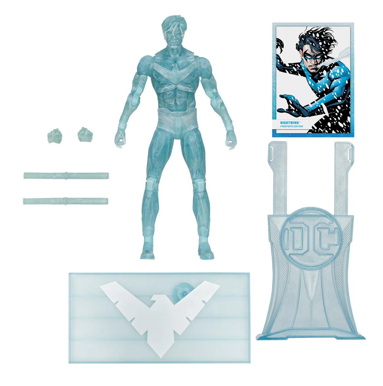 DC Multiverse Titans 7 Inch Action Figure Exclusive - Nightwing Frostbite Gold Label - Image 2