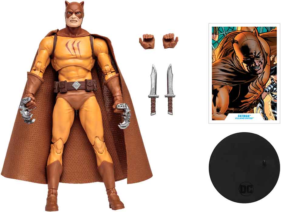 DC Multiverse Villains United 7 Inch Action Figure Exclusive - Catman Gold Label - Image 2