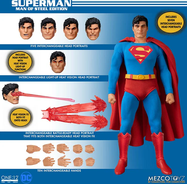 DC One-12 Collective Man Of Steel 6 Inch Action Figure - Superman - Image 2