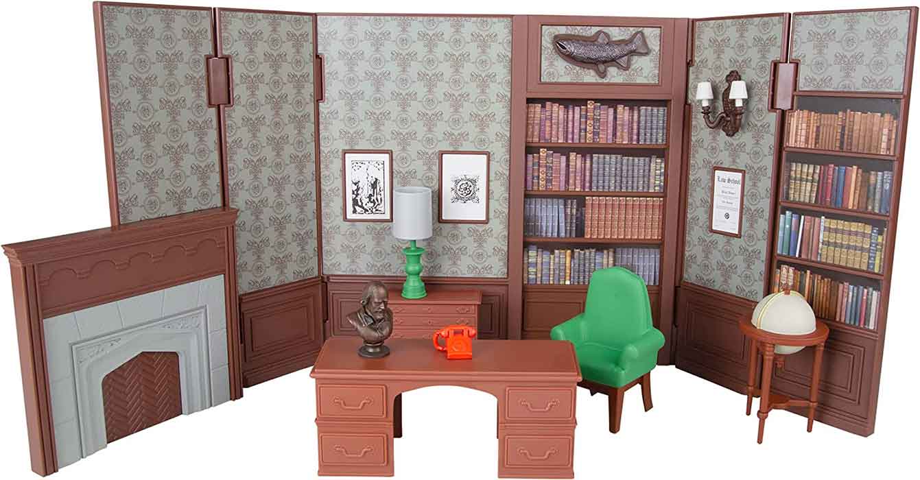 DC Retro Batman 1966 6 Inch Scale Playset - Wayne Manor Library - Image 2