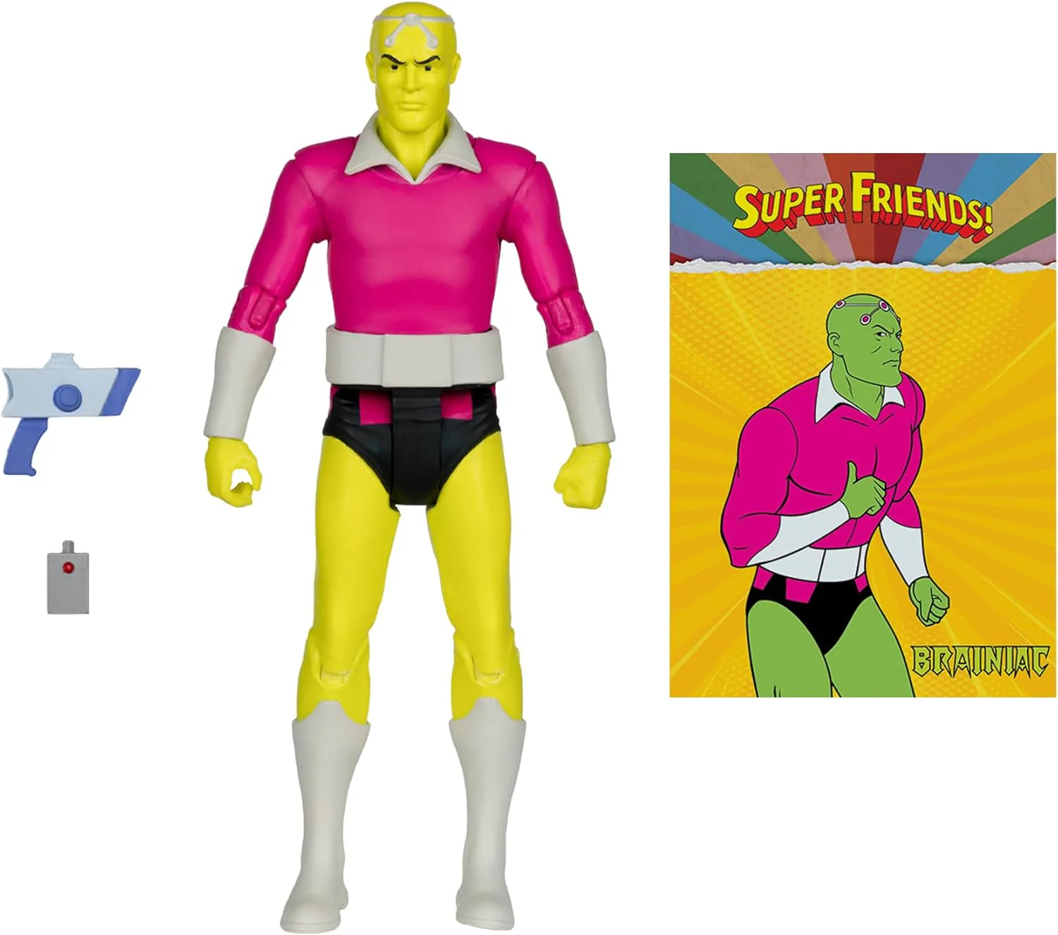 DC Retro Super Friends 6 Inch Action Figure Wave 2 - Brainiac - Image 2