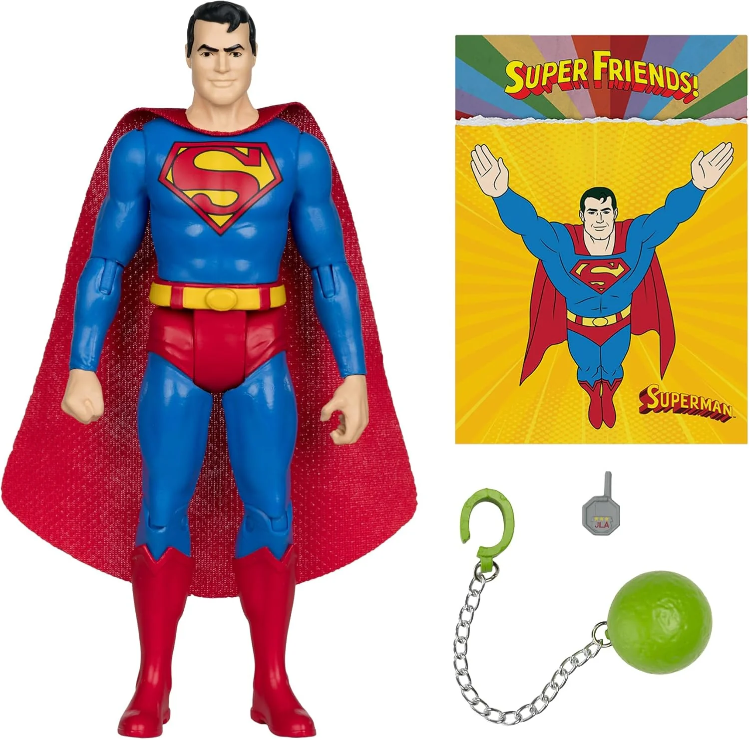 DC Retro Superfriends 6 Inch Action Figure Wave 2 - Superman - Image 2