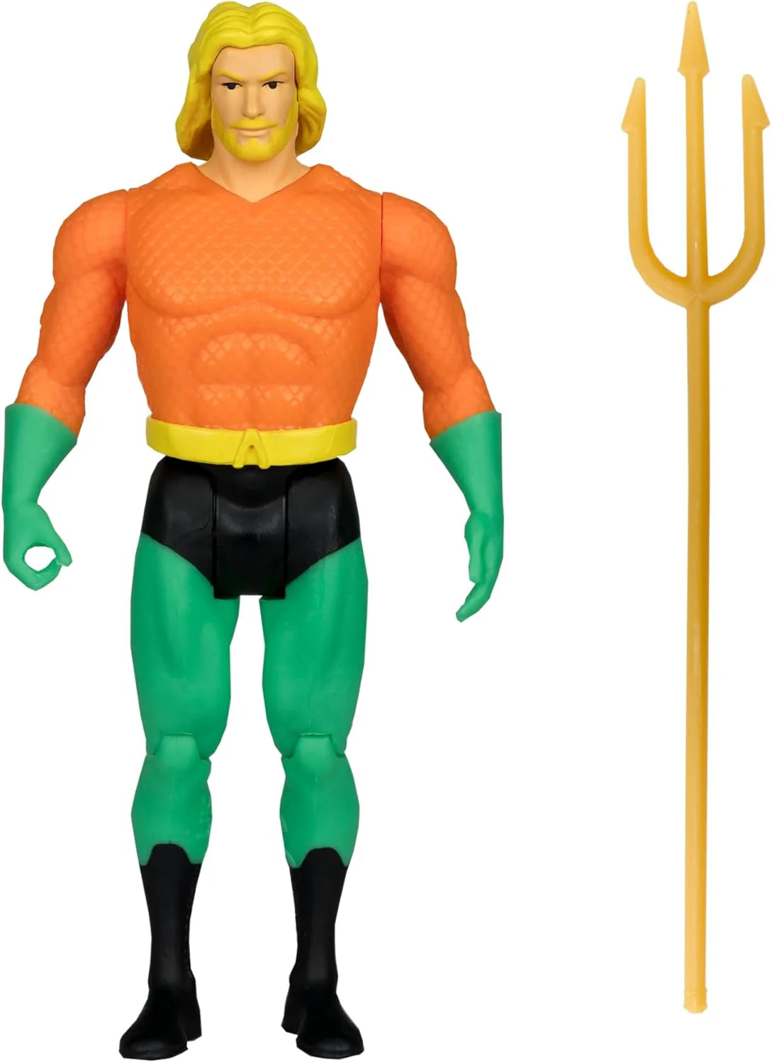 DC Super Powers 4 Inch Action Figure Wave 10 Crowdfunded Exclusive - Aquaman Matte Orange Suit - Image 2