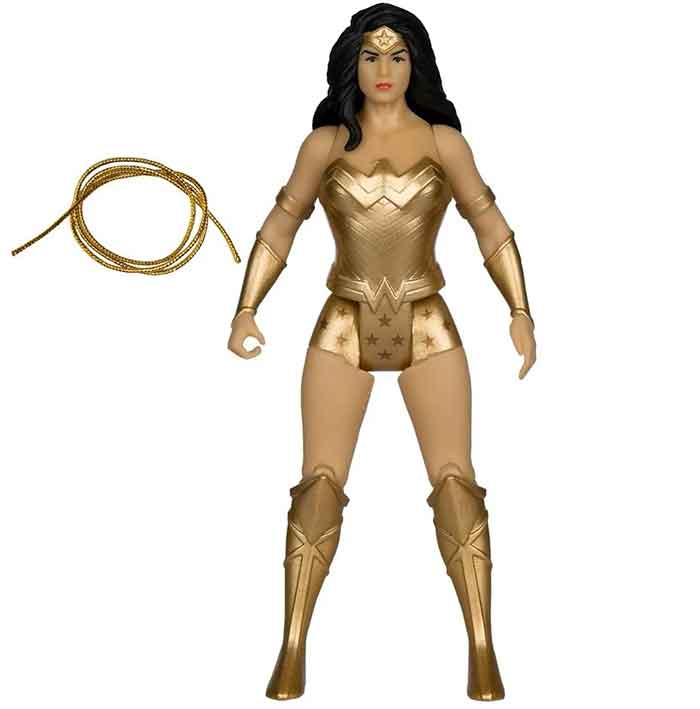 DC Super Powers 4 Inch Action Figure Wave 9 Exclusive - Wonder Woman Gold - Image 2
