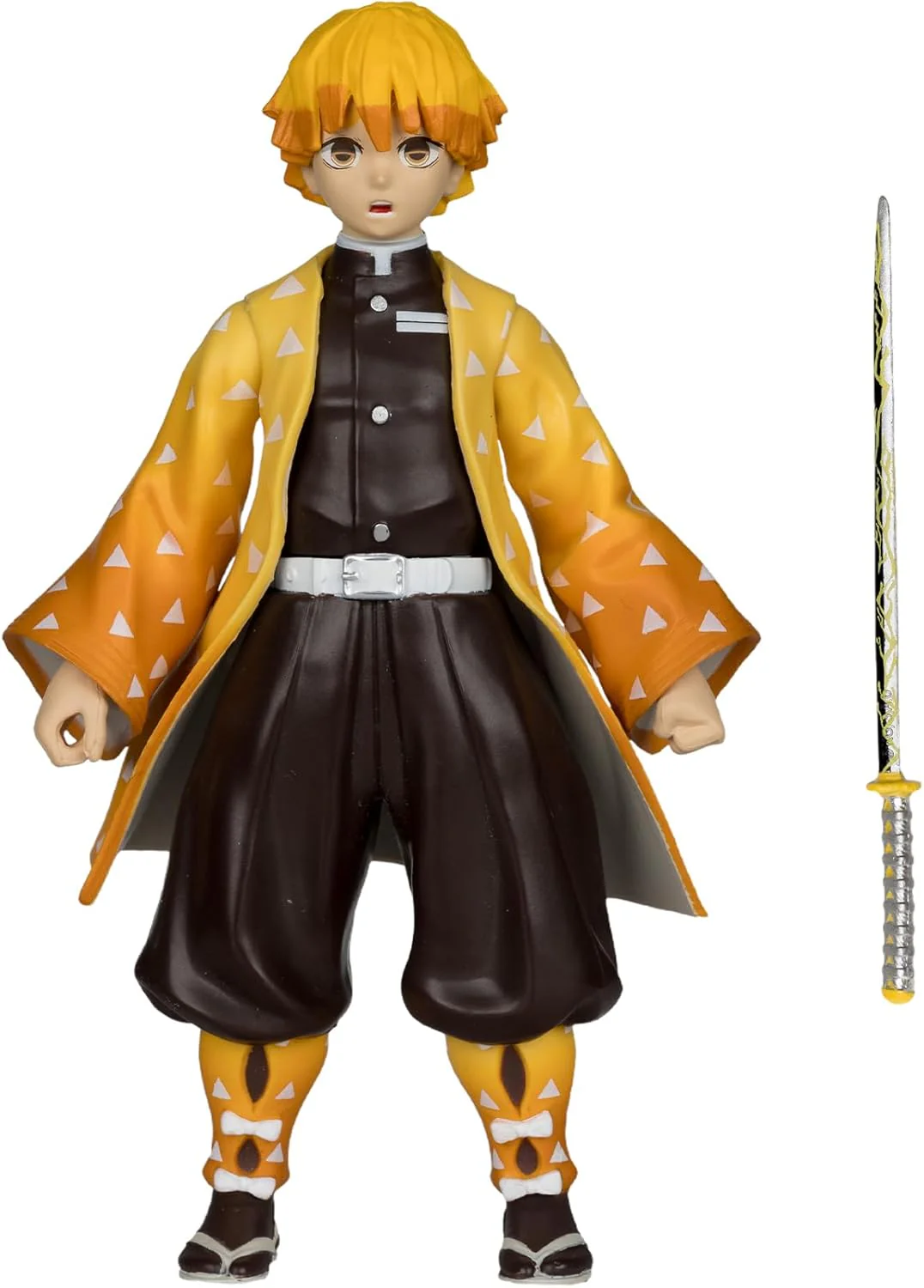 Demon Slayer Kimetsu No Yaiba 5 Inch Action Figure Basic Wave 4 - Zenitsu Agatsuma - Image 2