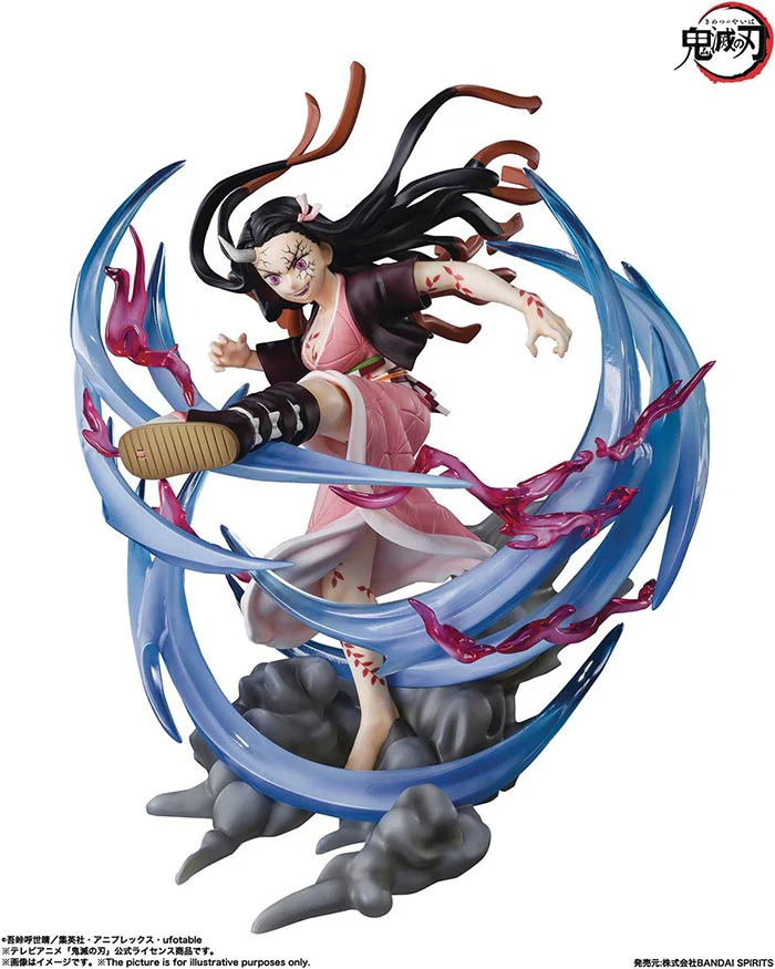 Demon Slayer Kimetsu No Yaiba 8 Inch Static Figure Figuarts Zero - Nezuko Kamado Demon Form Advancing Ver. - Image 2
