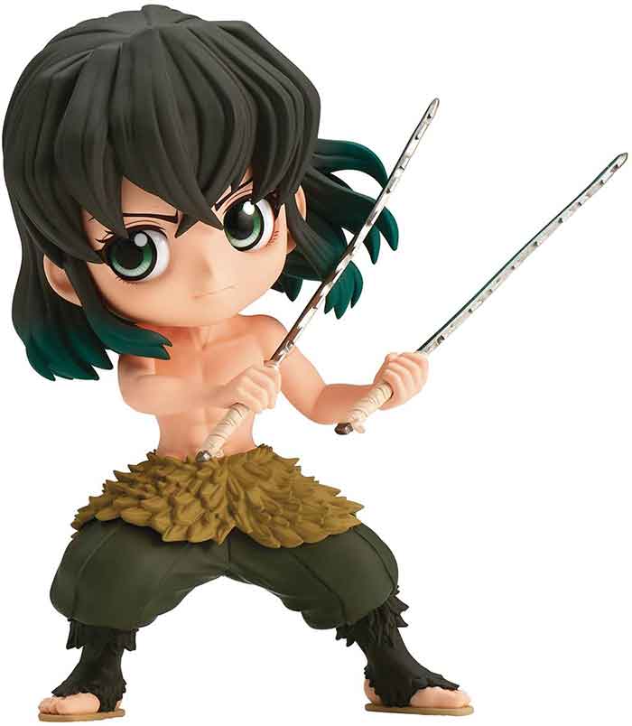 Demon Slayer Kimetsu No Yaiba 5 Inch Static Figure Q-Posket - Inosuke Hashibira Version B - Image 2
