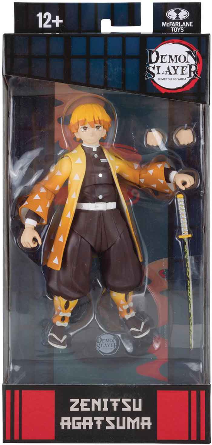 Demon Slayer Kimetsu No Yaiba 7 Inch Action Figure Wave 1 - Zenitsu Agatsuma (Sub-Standard Packaging)