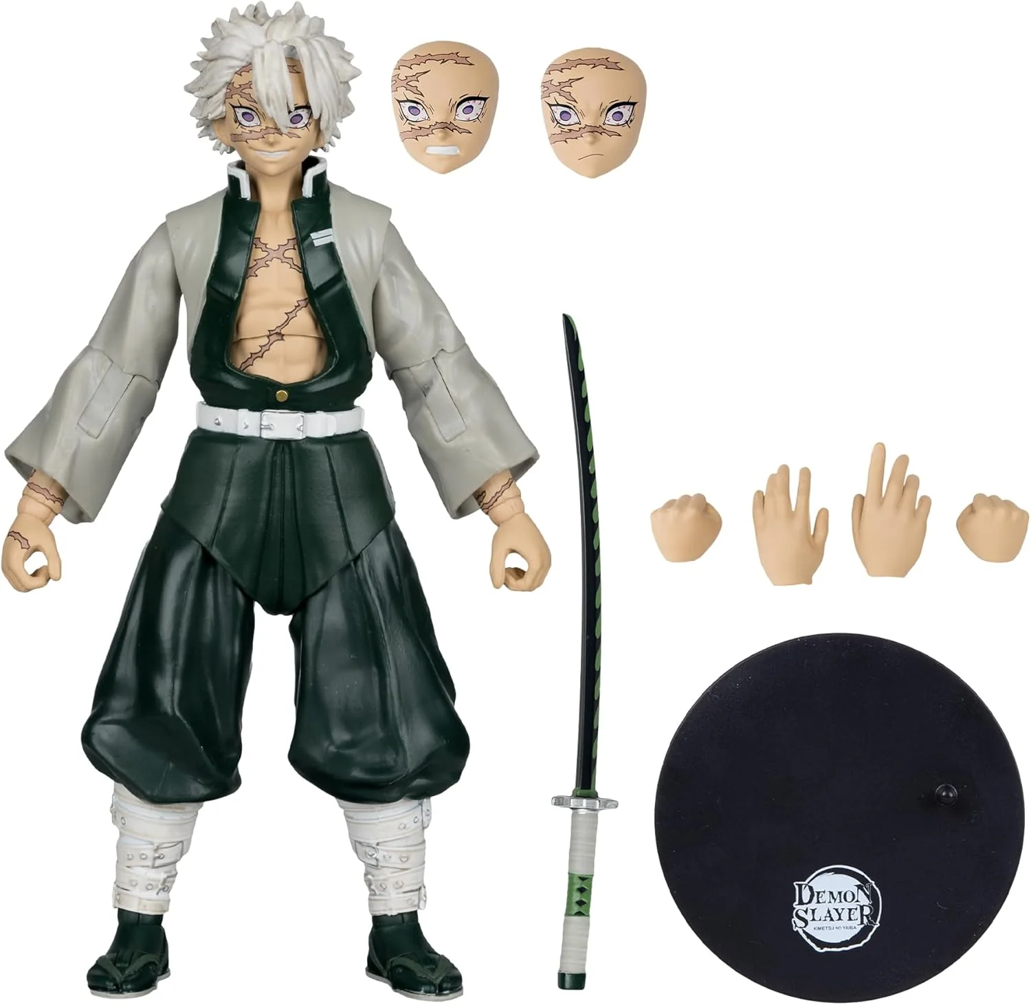 Demon Slayer Kimetsu No Yaiba 7 Inch Action Figure Wave 7 - Sanemi Shinazugawa - Image 2