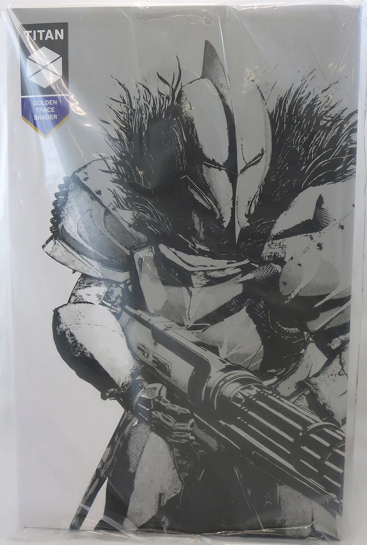 Destiny 2 12 Inch Action Figure 1/6 Scale Series - Titan Golden Trace Shader (Sub-Standard Packaging) - Image 2