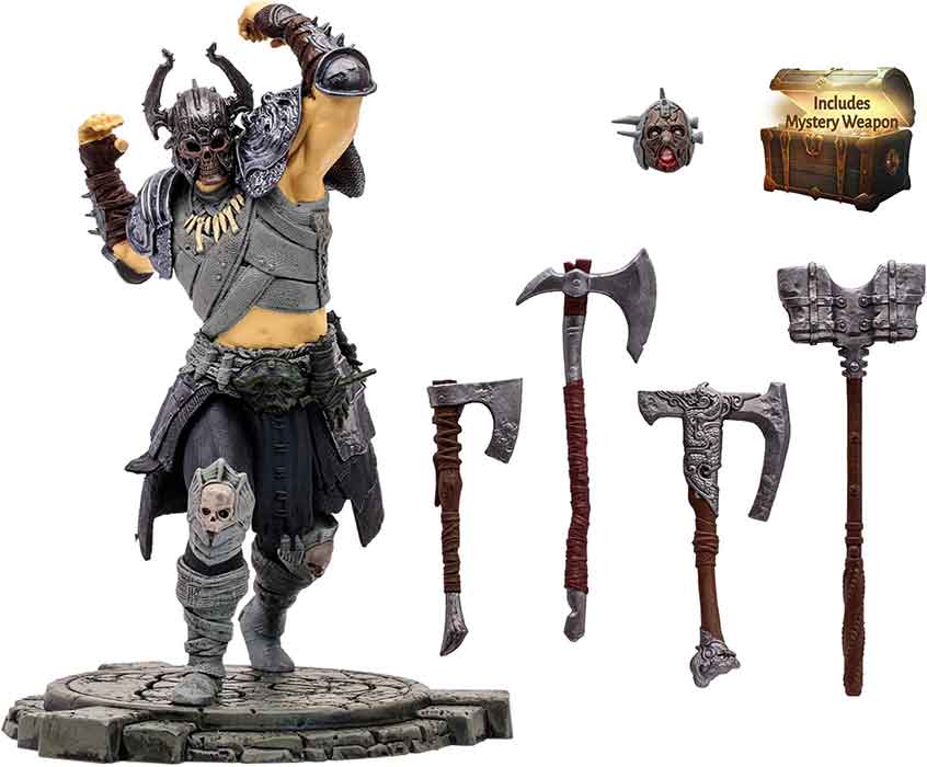 Diablo IV 7 Inch Static Figure Epic Wave 1 - Whirl Wind Barbarian - Image 2