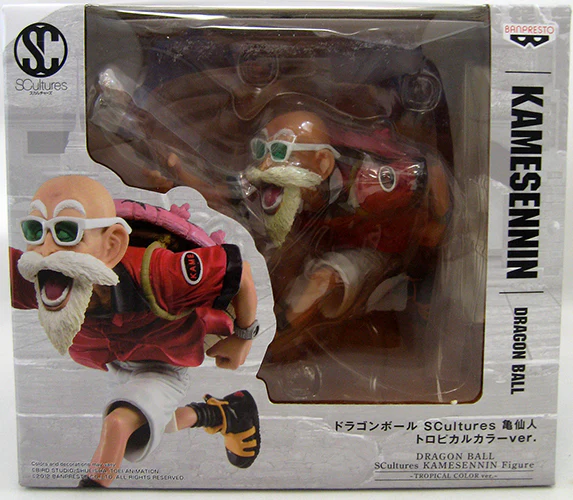 Dragonball 4 Inch Static Figure Scultures Master Series - Master Roshi Tropical Version - Image 2