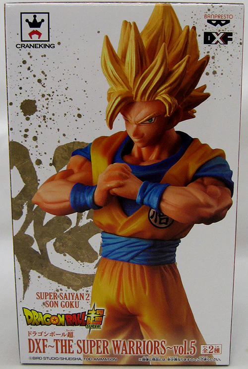 Dragonball Super 7 Inch Static Figure DXF Super Warriors Vol 5 - Super Saiyan 2 Goku (Shelf Wear Packaging) - Image 2