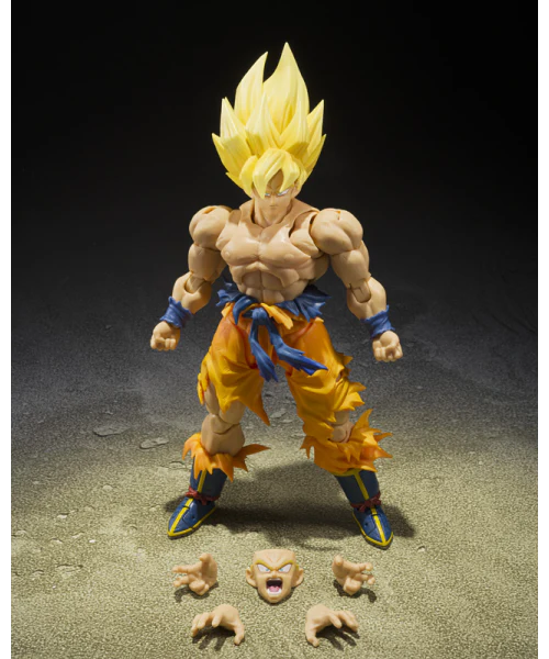 Dragonball Z Best Selection 6 Inch Action Figure S.H. Figuarts Exclusive - Legendary Super Saiyan Son Goku - Image 2