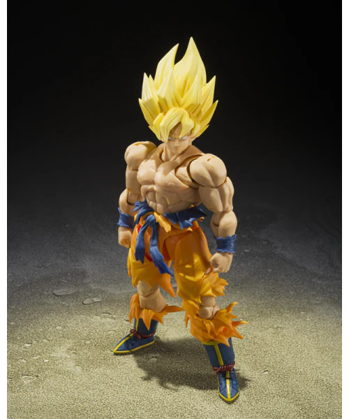 Dragonball Z Best Selection 6 Inch Action Figure S.H. Figuarts Exclusive - Legendary Super Saiyan Son Goku - Image 3