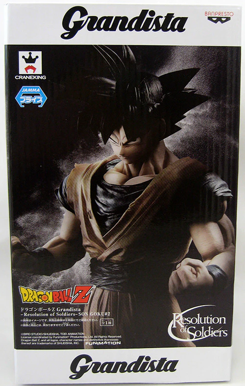 Dragonball Z 7 Inch Statue Figure Grandista Resolution Of Soldiers - Son Goku Version 2 - Image 2