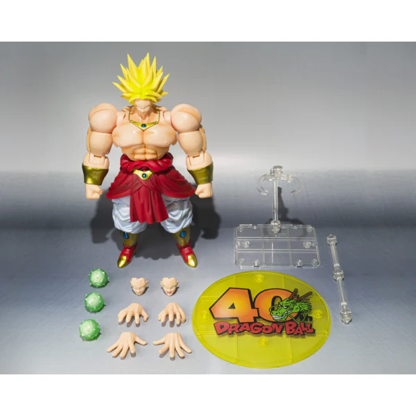 Dragonball Z 7 Inch Action Figure S.H. Figuarts Exclusive - Broly 40th Anniversary Reissue Edition - Image 3