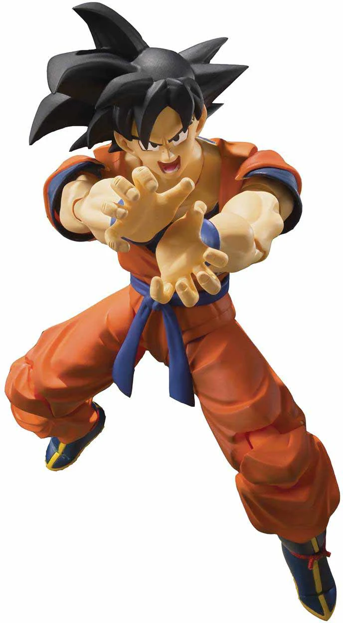 Dragonball Z 6 Inch Action Figure S.H. Figuarts - Goku Raised A Saiyan Raised on Earth Reissue V2 - Image 2