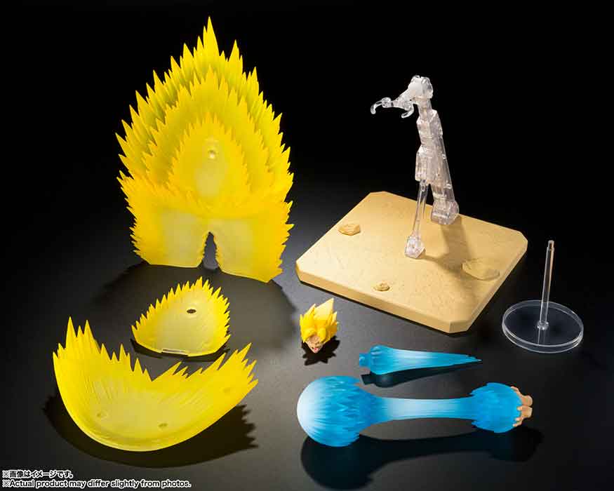 Dragonball Z 6 Inch Accessory S.H. Figuarts - Son Goku Teleport Kamehameha Effect Parts (Sub-Standard Packaging) - Image 3
