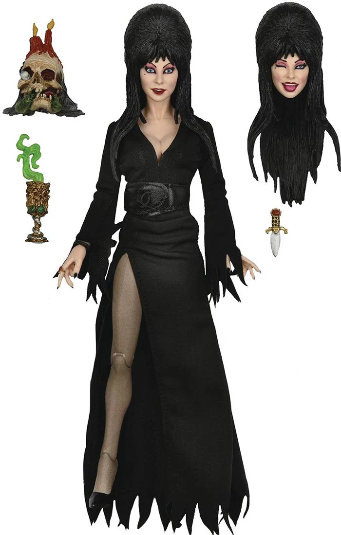 Elvira Mistress Of The Dark 8 Inch Action Figure Clothed Series - Elvira - Image 2