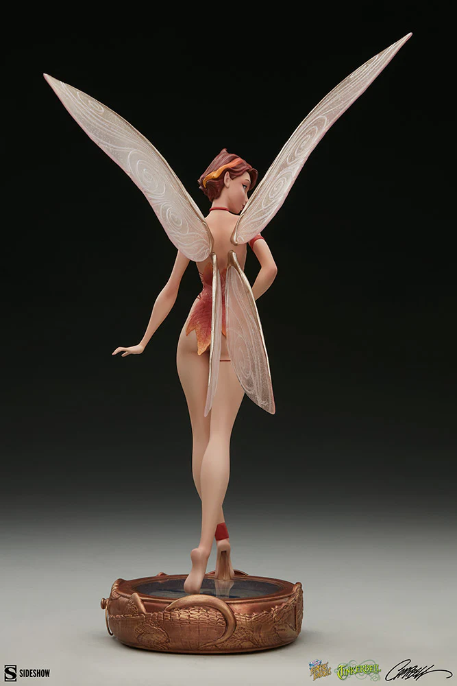 Fairytale Fantasies 12 Inch Statue Figure J. Scott Campbell - Tinkerbell (Fall Variant) Sideshow 2005054 - Image 3