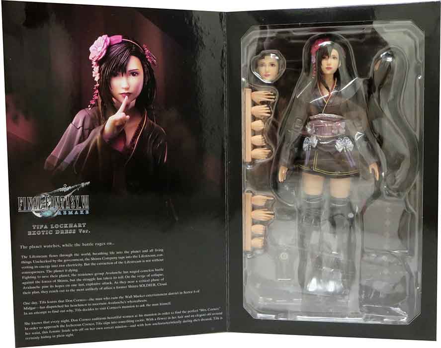 Final Fantasy FFVII Remake 8 Inch Action Figure Play Arts Kai - Tifa Lockhart Exotic Dress - Image 4