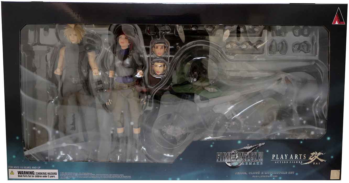 Final Fantasy VII 10 Inch Action Figure Play Arts Kai - Jessie with Cloud & Motorcycle Set - Image 3