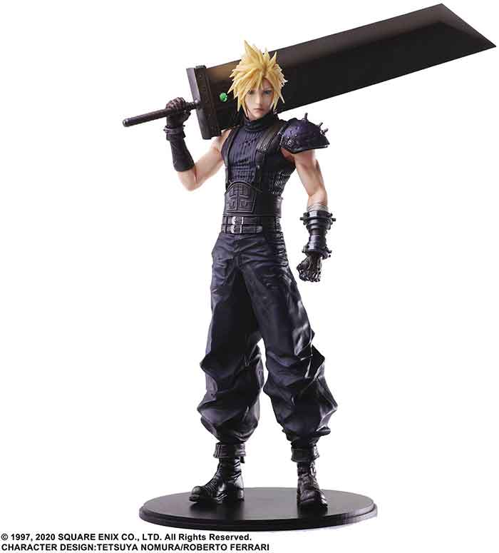Final Fantasy VII Remake 8 Inch Statue Figure Static Arts - Cloud Strife - Image 2