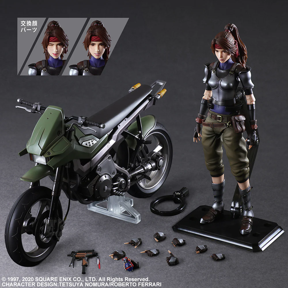 Final Fantasy VIIR 8 Inch Action Figure Play Arts Kai - Jessie & Motorcycle - Image 2