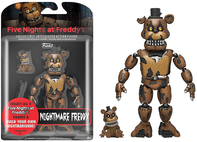 Five Nights at Freddy's 5 Inch Action Figure Series 2 - Nightmare Freddy
