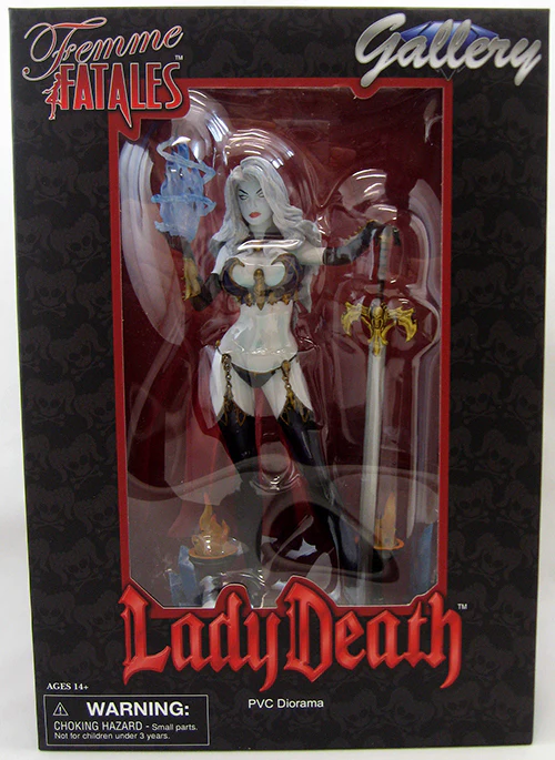 Gallery 9 Inch PVC Statue Femme Fatales - Lady Death - Image 2